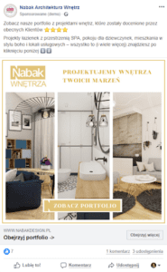 Przykładowe posty reklamowe przygotowane dla naszych Klientów 2
